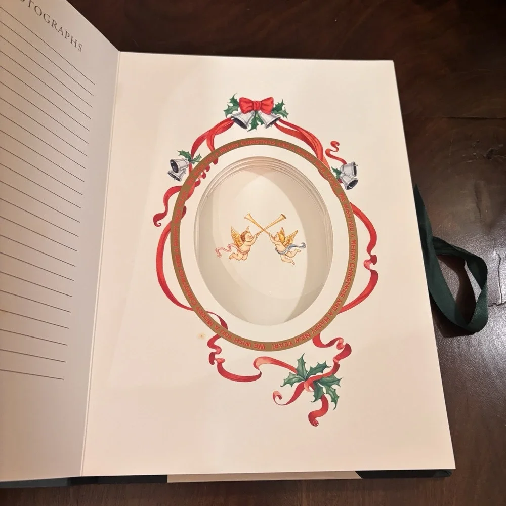 Vintage 1996 Christmas Memories Family Photo Keepsake Album Claremont Books